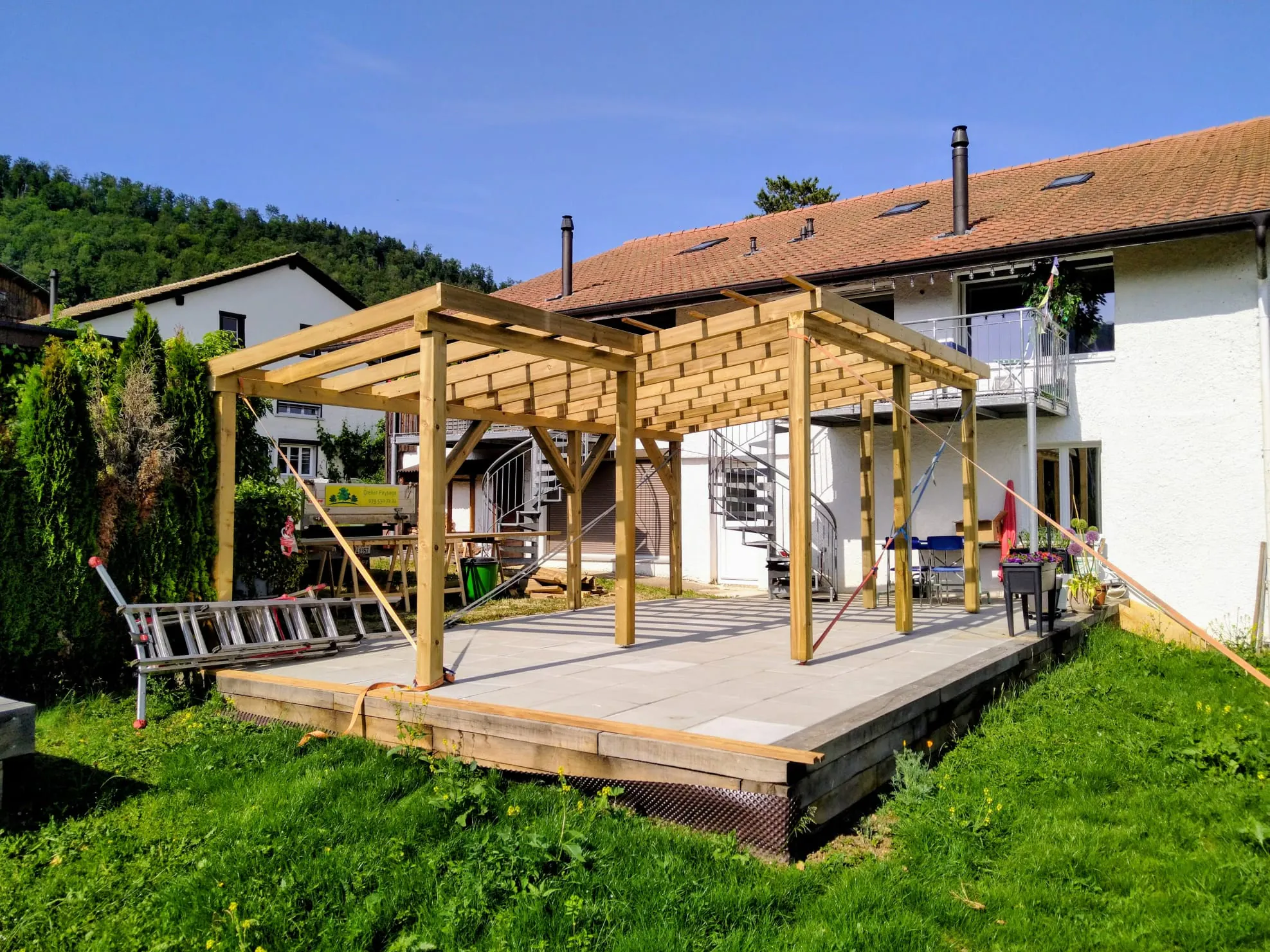 Pergola en bois